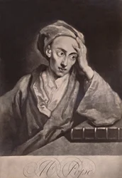 Alexander Pope, engelsk poet og satiriker, c1732 1894