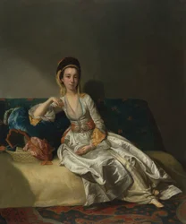 Nancy Parsons i tyrkisk kjole