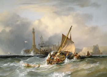 Lugger går inn i Margate