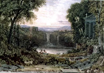 Solnedgang, Tivoli