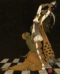 Vaslav Nijinsky og Ida Rubinstein i Schéhérazade