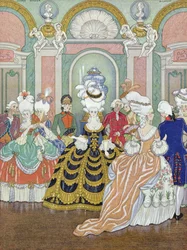Ballroom Scene, illustrasjon fra 