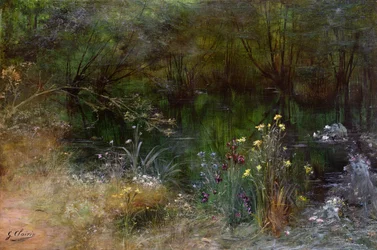 En innsjø med Naiads