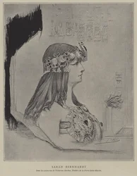 Sarah Bernhardt , fransk skuespillerinne