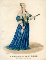 Anne Genevieve av Bourbon-Conde, hertuginne av Longueville, Anne de Bretagne, tidlig på 1800-tallet.