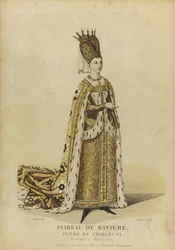 Isabeau de Baviere, dronning av Frankrike (Isabelle de Baviere, ou de Wittelsbach Ingolstadt