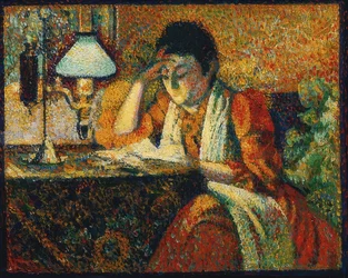 Die Lesende (Leseren). Um 1888