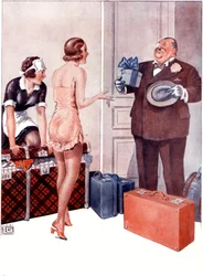 Illustrasjon fra #39;La Vie Parisienne#39;