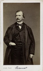 Portrett av komponisten Auguste Mermet 1810-1889.