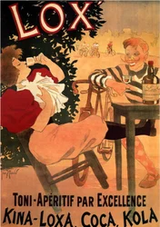 Reklame for vinmerket Lox (plakat)