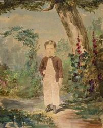 Akvarell av Georges Penabert (1858) (A)
