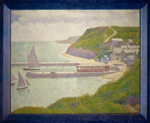 Port-en-Bessin, ytre havn, høyvann (olje på lerret)