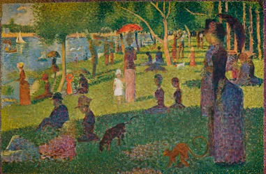 Studie til En søndag ettermiddag på øya La Grande Jatte, 1884