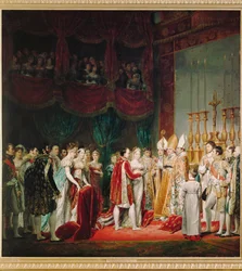 Bryllupet til Napoleon I og Marie Louise av Habsburg-Lorraine … (maleri på lerret)