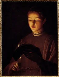 Den unge sangerinnen. Maleri av Georges de La Tour (1593-1652)