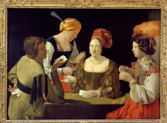 Cheeur med diamant-ess - av Georges de La Tour, Louvre-museet, ca. 1635