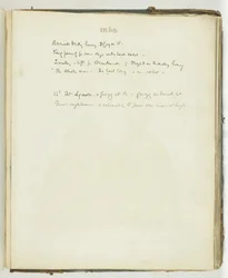 Uten tittel [side med tekst relatert til Broadlands], 1868.