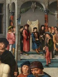 Detalj av flåingen av Sisamnes