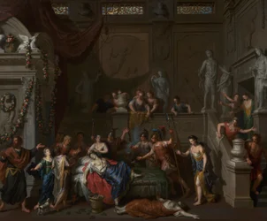 The Death of Cleopatra, ca. 1700-10 (olje på lerret)