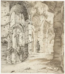 Ruinene av palassets understrukturer til Septimius Severus, Roma