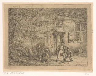 nikkende barn ballspilleren