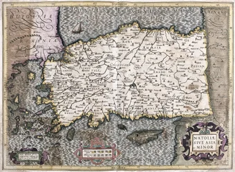Tyrkia - Kypros (gravering