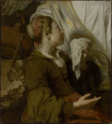 Hagar gråtende, ca. 1643