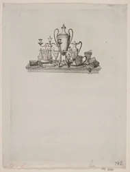 Arrangement av sølvgjenstander