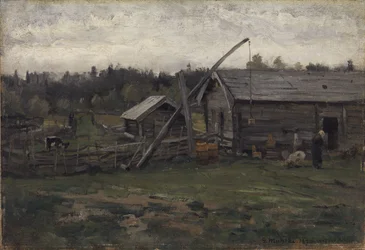 Gammelt fjøs, Hedmark