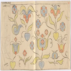 Oslo Kunstindustrimuseum: Sal I (mot gaten). Blad nr. 11