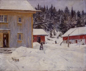 The yard at Valler farm