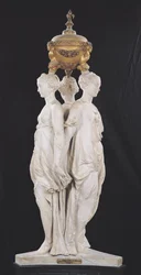 De tre gratiene, gravmonument med hjertet til Henrik II (1519-59), 1559