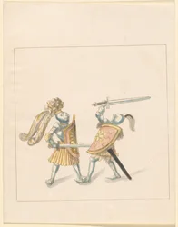 Freydal, The Book of Jousts and Tournament of Emperor Maximilian I: Combats on Foot (Jousts) (Volum III): Plate 161