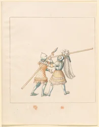 Freydal, The Book of Jousts and Tournament of Emperor Maximilian I: Combats on Foot (Jousts) (Volum III): Plate 150
