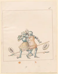 Freydal, The Book of Jousts and Tournament of Emperor Maximilian I: Combats on Foot (Jousts) (Volum III): Plate 152