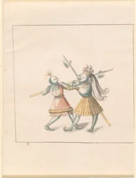 Freydal, The Book of Jousts and Tournament of Emperor Maximilian I: Combats on Foot (Jousts) (Volum III): Plate 143
