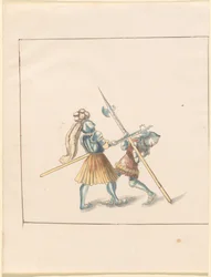 Freydal, The Book of Jousts and Tournament of Emperor Maximilian I: Combats on Foot (Jousts) (Volum III): Plate 142