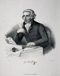Portrett av komponisten Joseph Haydn 1732-1809