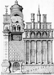 Allegori over menneskelig hørsel og musikk, fra A Treatise on the Nature of Both Cosmus and Macrocosm, publisert i Frankfurt, 1617-24