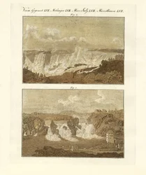 Falls (farget gravering)