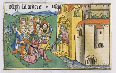 1. Mosebok 42 1-5 Josefs brødre ankommer Egypt, fra 