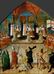 Investitur av den første stormesteren av St. Georgsordenen, Moses Siebenhirter