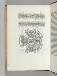 Mappa Mundi, det første trykte kartet over verden, fra 