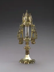 Monstrans med en relikvie av Saint Sebastian, 1484
