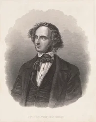 Portrett av Felix Mendelssohn (1809-47)