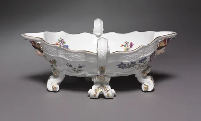 Sausebåt, laget ved Meissen Porselensfabrikk, Tyskland, 1735-56