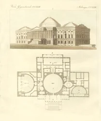 The Capitol of the United States at Washington (farget gravering)