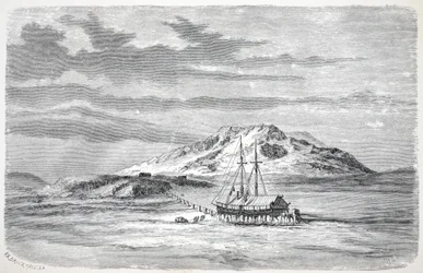 Germania på Sabine Island, pub. London 1874