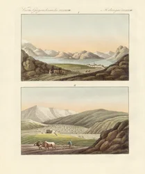 Genesarethavet (farget gravering)