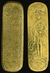 Tobakksboks som viser Frederick II og hans seire (messing)